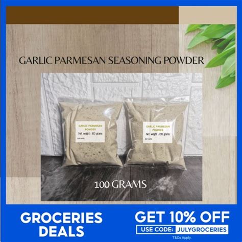Garlic Parmesan powder 100 grams .